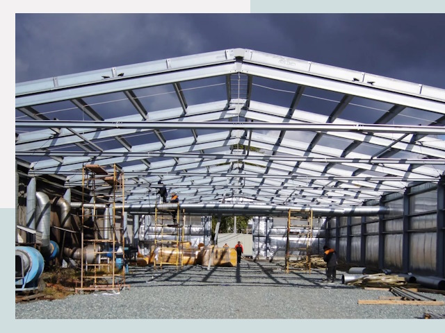 Промышленные объекты в железнодорожном