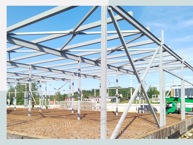 Строительство рынков в железнодорожном