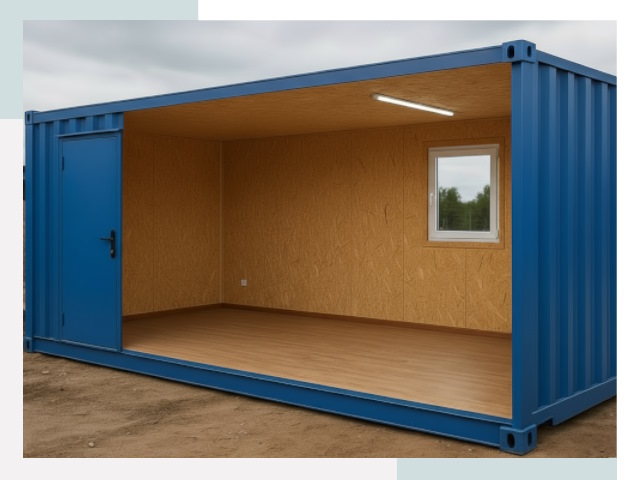 Блок-контейнеры в железнодорожном