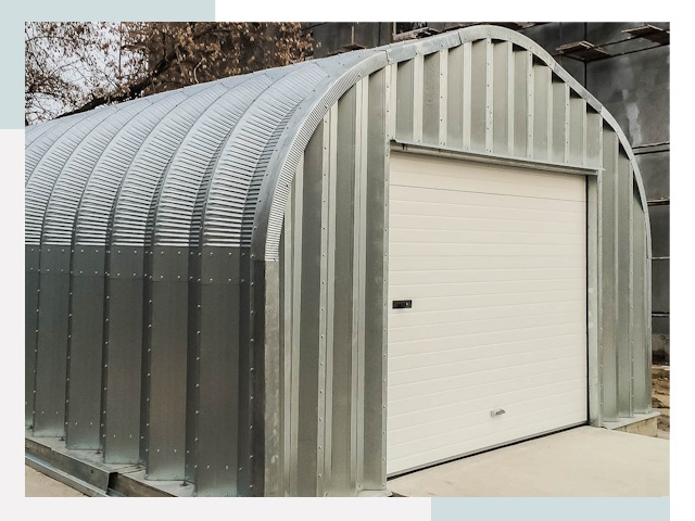 Разборные ангары в железнодорожном