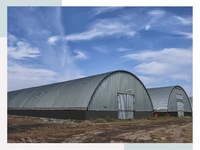 Сборные ангары в железнодорожном