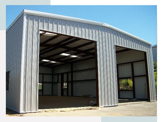 Легковозводимые ангары в железнодорожном