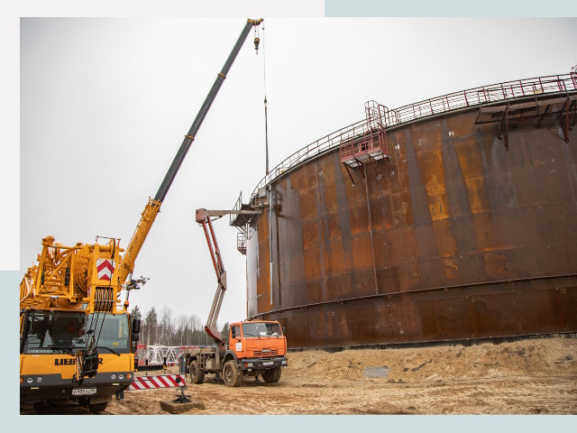 Монтаж резервуаров в железнодорожном от 615 руб. за м³