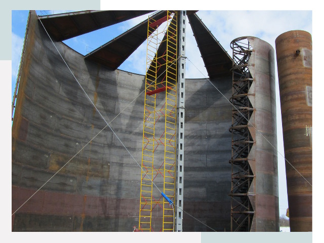 Строительство резервуаров в железнодорожном