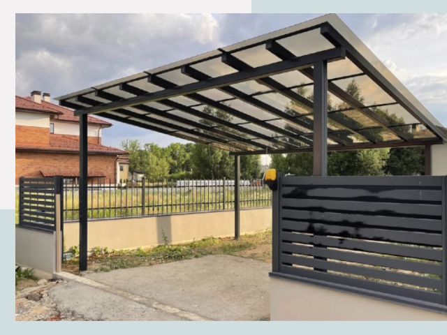 Металлические навесы в Железнодорожный от 615 руб. за м²