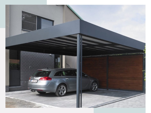 Металлические навесы в железнодорожном