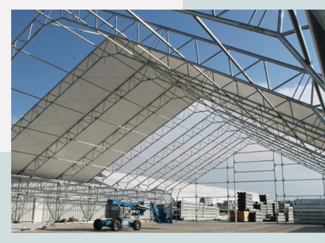 Каркасно-тентовые сооружения от СтальСтрой-Жлз по цене 615 руб.