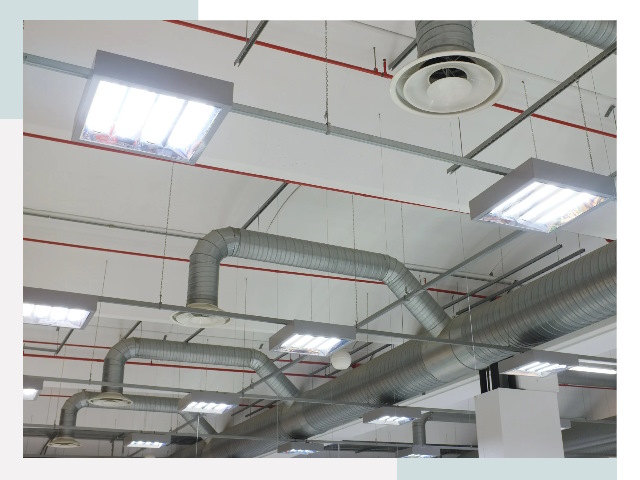 Вентиляция ангаров в железнодорожном