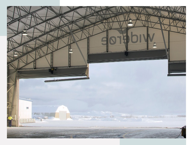 Ворота для ангаров в железнодорожном