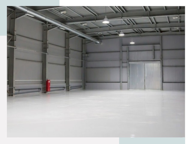 Полы для ангаров в железнодорожном