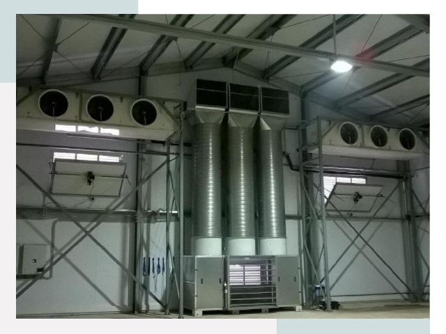 Инженерные системы для ангаров в железнодорожном