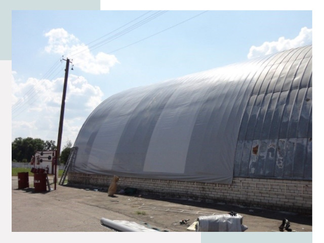 Ремонт ангаров в железнодорожном