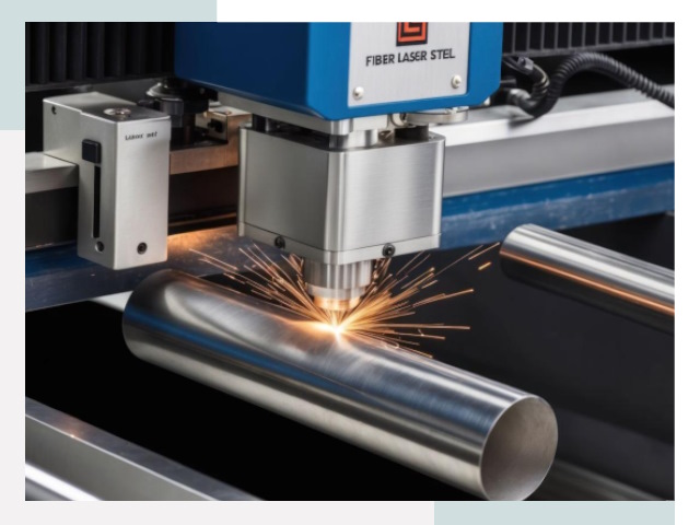 Лазерная резка металла в железнодорожном