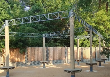 Терраса из металлоконструкций под ключ, проектирование, изготовление и монтаж от СтальСтрой-Жлз